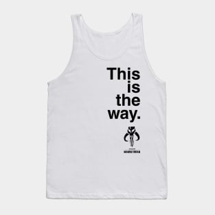 This is the way - Mandalore (Light Tee) Tank Top